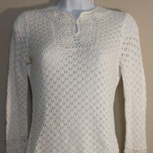 Emma James Cream Sweater US Size Petite Medium